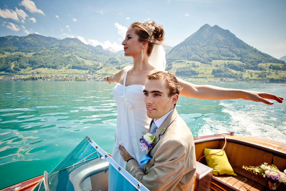 Hochzeitsfoto Schweiz – Braut und Bräutigam Basel