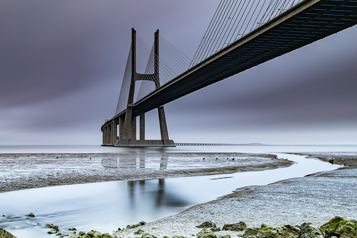 Vasco da Gama Brücke bei Lagos an der Algarve-Westküste Portugal Sommer Schweiz Jan Geerk Fotograf Basel