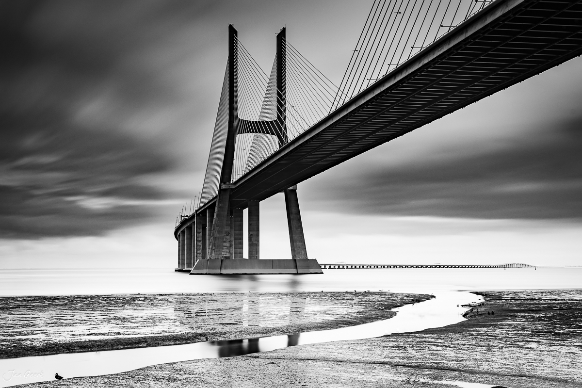 Vasco-da-Gama-Brücke Portugal Setubal Stormy Sky Architektur Lissabon Region Jan Geerk Fotograf Basel