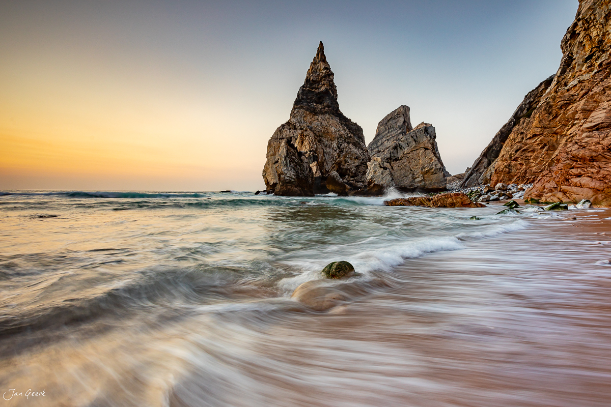 Praia da Ursa Felsformationen Sonnenaufgang Portugal – Jan Geerk Fotograf Basel