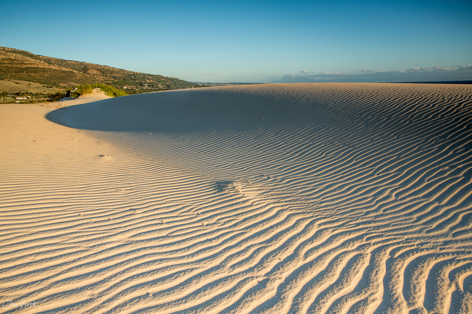 Wellenmuster Sanddünen Tarifa Sonnenaufgang Andalusien Spanien Schweiz Jan Geerk Fotograf Basel