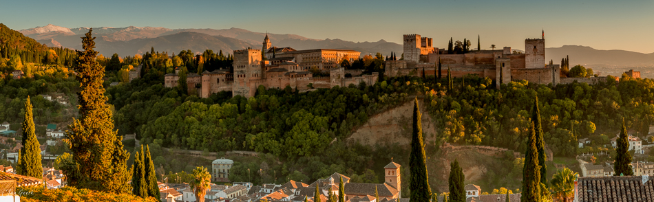 Alhambra Palast Granada Herbstlicht Andalusien Spanien Schweiz Jan Geerk Fotograf Basel