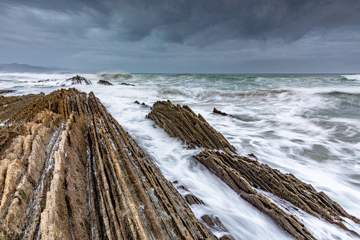 Flysch Zumaia Baskenland Nordspanien – Jan Geerk Fotograf Basel