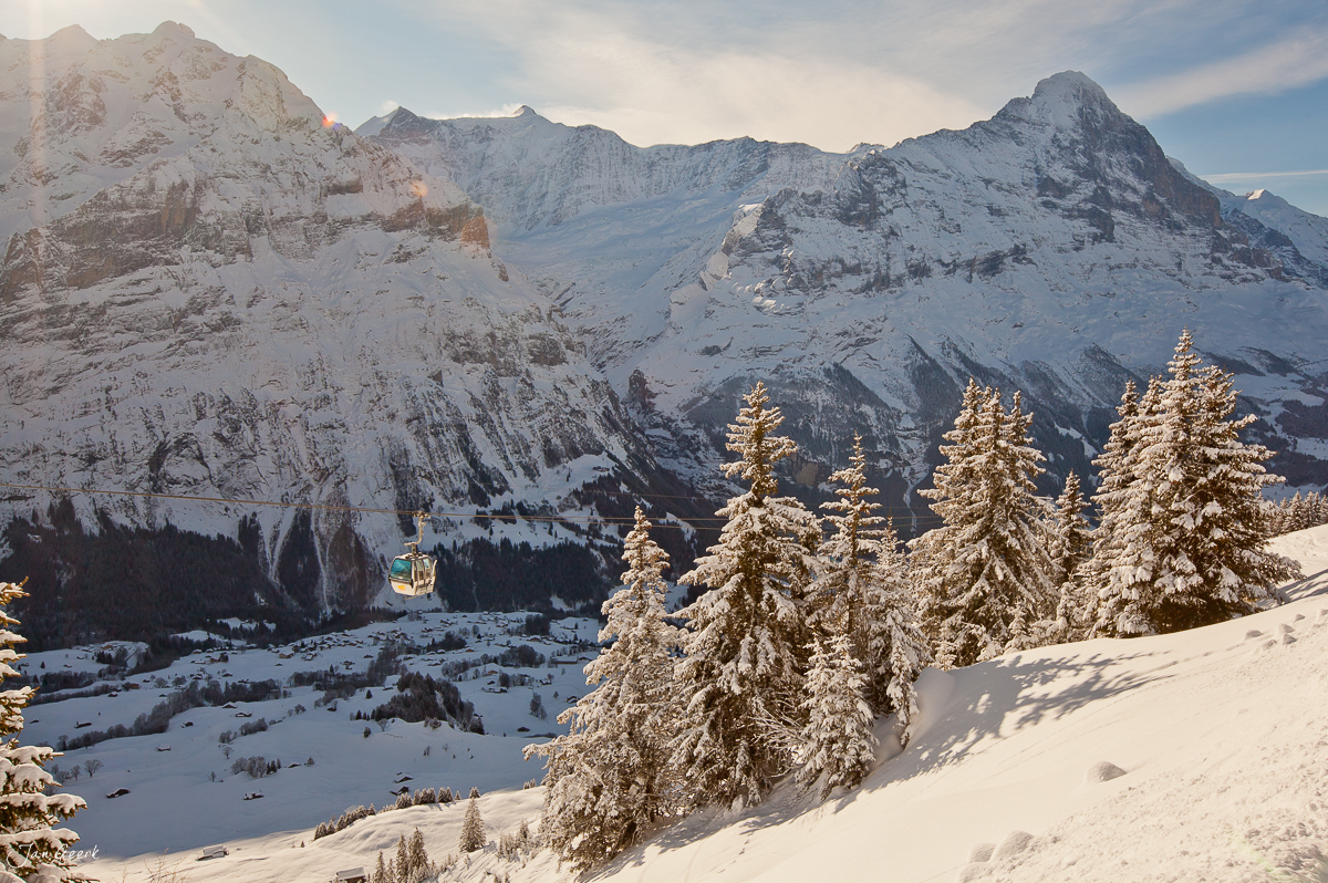Grindelwald First Appenzeller Alpen Schnee Sonnenaufgang Berner Oberland Schweiz – Jan Geerk Fotograf Basel