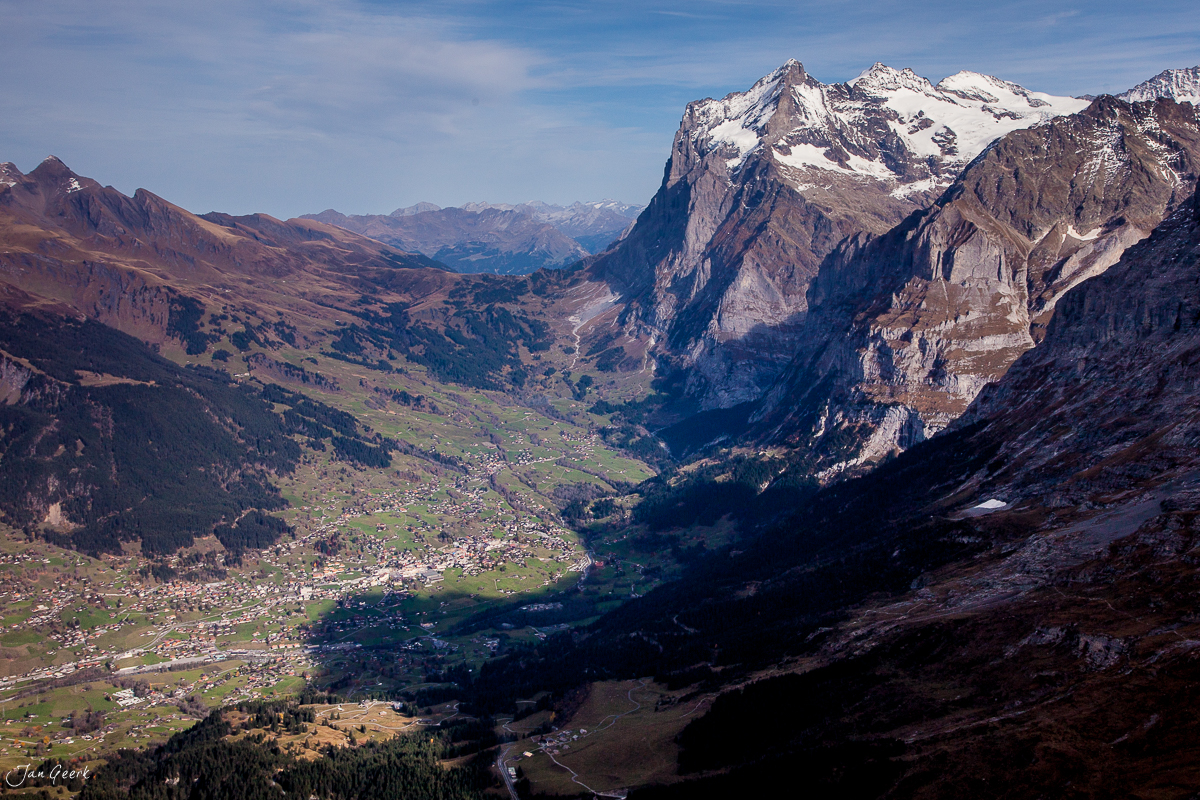 Lauterbrunnen-Tal Helikopteraufnahme Eiger Schneebedeckt Berner Oberland Schweiz Jan Geerk