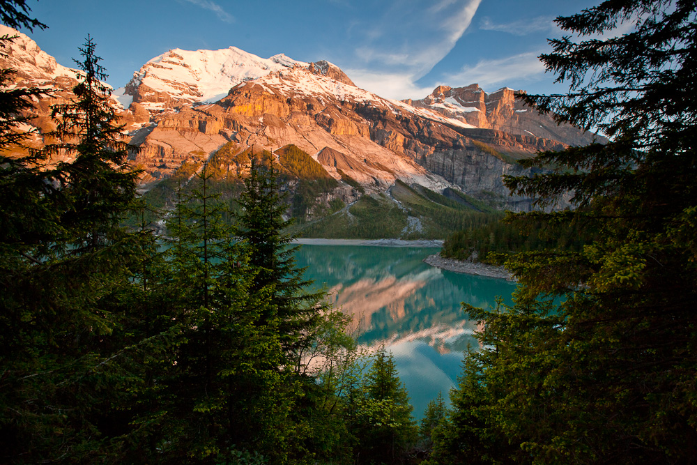 Oeschinensee Kandersteg Sommer Berner Oberland Schweiz Jan Geerk Fotograf Basel