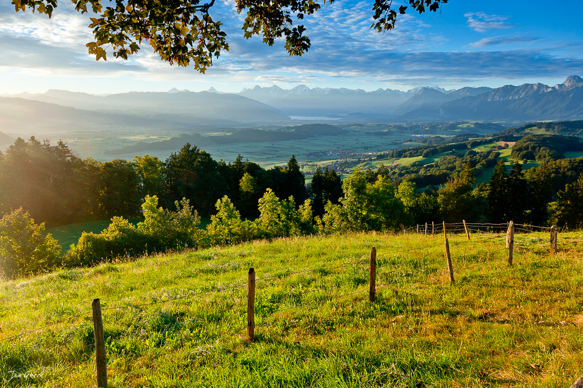 Alpenpanorama Herbst Berglandschaft Berner Oberland Schweiz – Jan Geerk Fotograf Basel