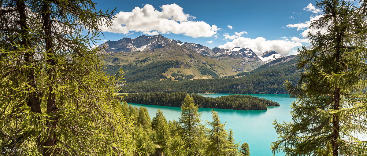 Silsersee Bergell Engadin Alpen Sommer Graubünden Schweiz Jan Geerk Fotograf Basel