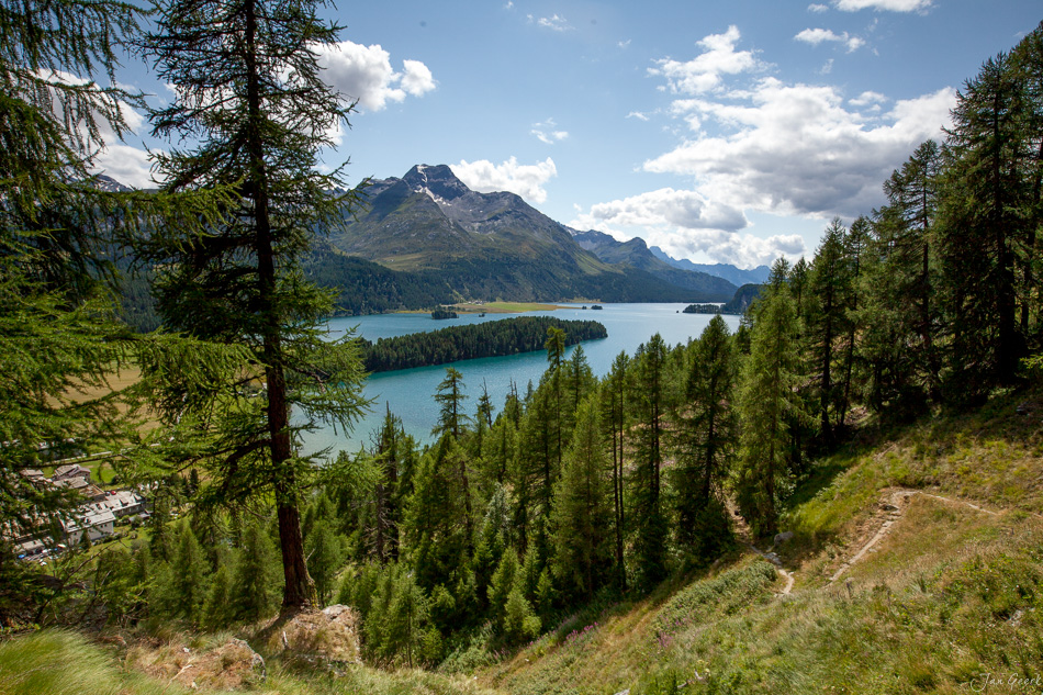 Silsersee Panorama Engadin Graubünden Sommeralpen Schweiz Jan Geerk Fotograf