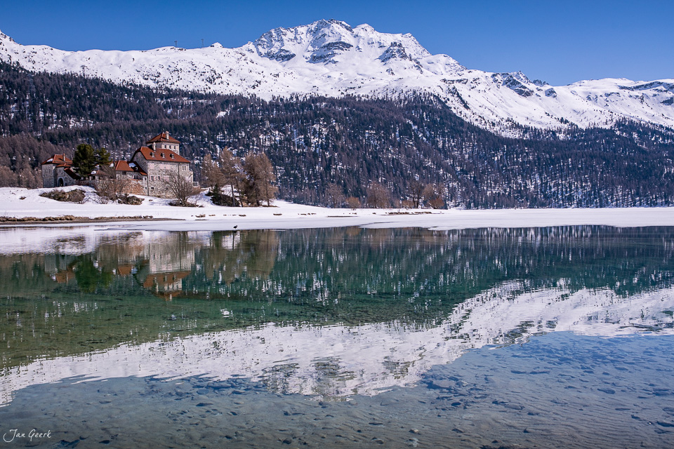 St. Moritz Engadin Frühling Berglandschaft Schweiz – Jan Geerk Fotograf Basel