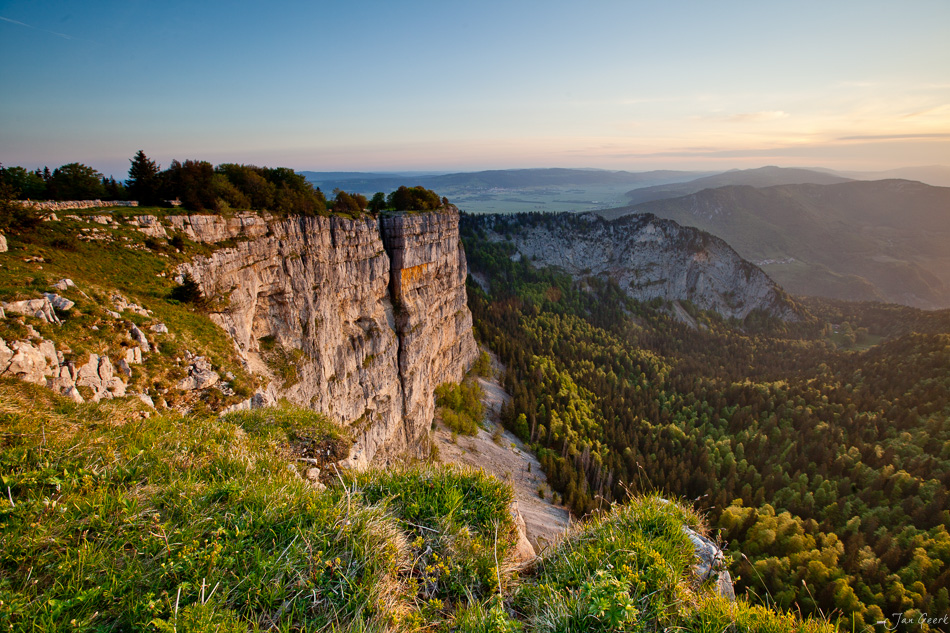 Creux Felsformation Klippen Sonnenaufgang Jura Schweiz Jan Geerk Fotograf Basel