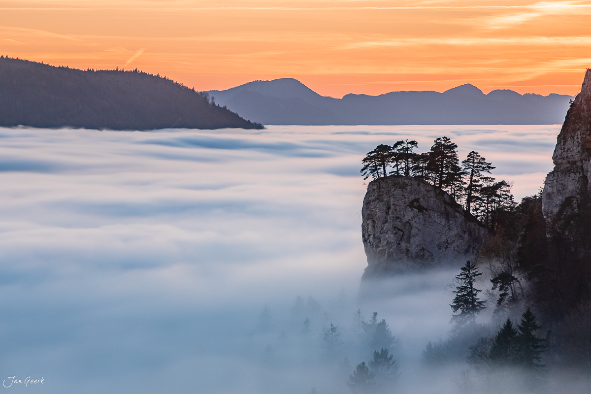 Ankenballen Nebelmeer Herbst Baselbiet Schweiz – Jan Geerk Fotograf Basel