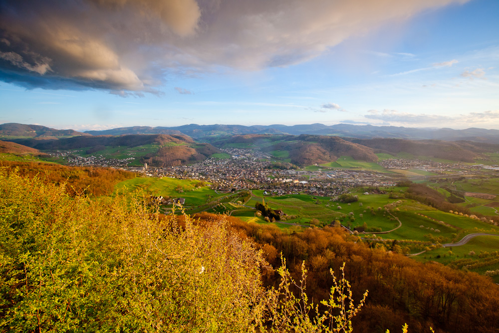 Sissach Herbstlandschaft Talblick Nordwestschweiz Schweiz – Jan Geerk Fotograf Basel