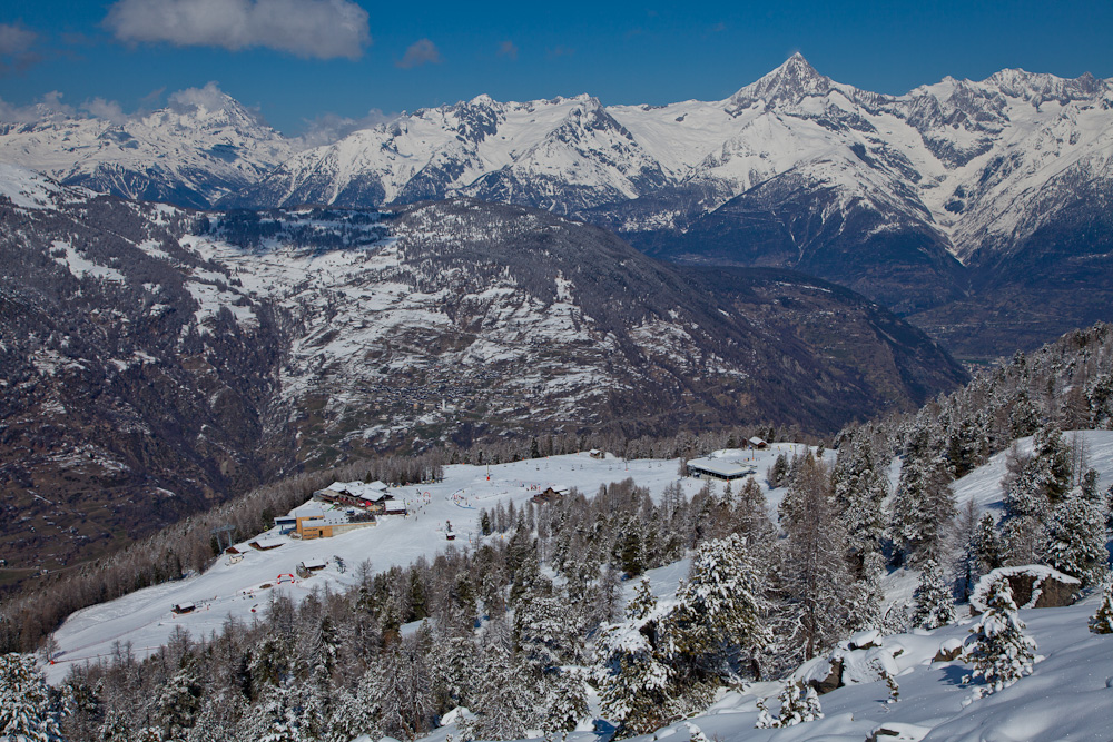 Grächen Winterlandschaft Schnee Wallis Schweiz – Jan Geerk Fotograf Basel