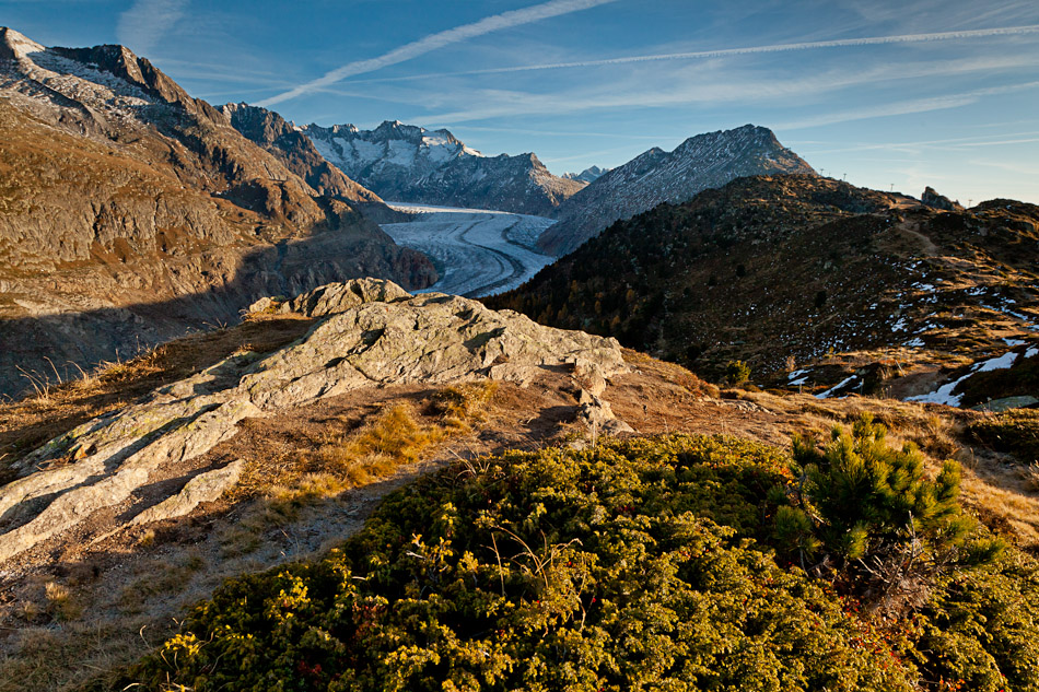 Oberaar Gletscher Riederalp Bettmeralp Herbst Wallis Schweiz – Jan Geerk Fotograf Basel