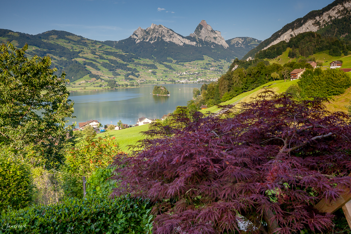 Lauerzersee Lauerz Mythen Sommerlandschaft Zentralschweiz Schweiz – Jan Geerk Fotograf Basel
