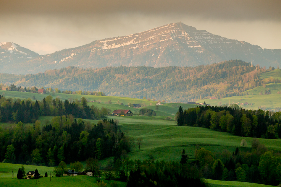 Alpsteinmassiv Menzingen Sihlwald Frühling Zentralschweiz Schweiz Jan Geerk Fotograf Basel