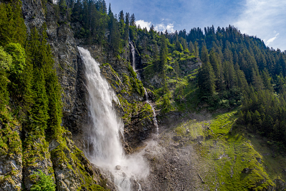 Stäubifall Wasserfall Alpäsch Uri Sommer Schweiz Jan Geerk Fotograf Basel