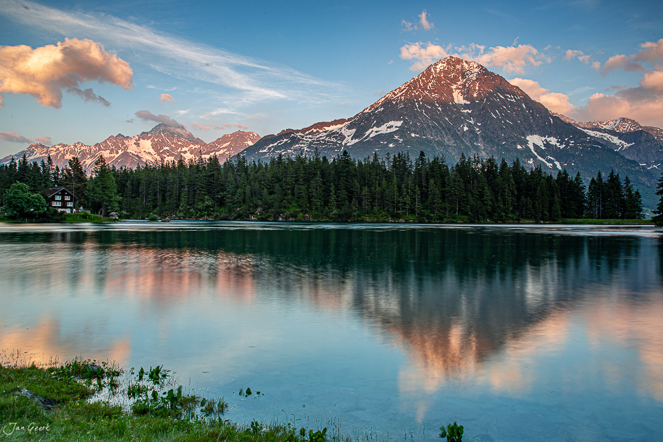 Bergsee Spiegelung Arnisee Uri Sommer Schweiz Jan Geerk Fotograf Basel