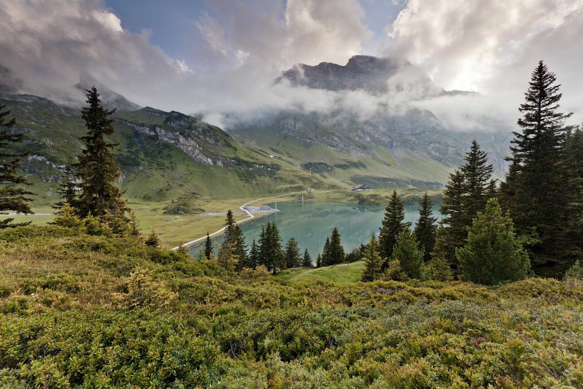 Trübsee Bergsee Sommer Engelberg Titlis Zentralschweiz Schweiz – Jan Geerk Fotograf Basel