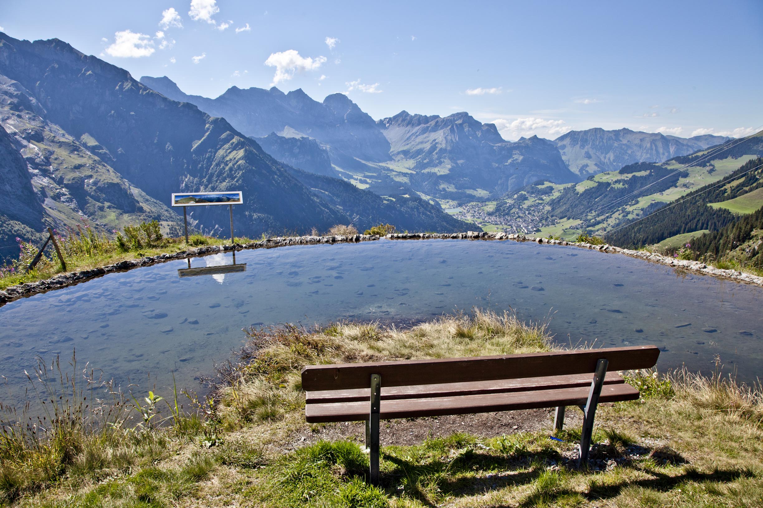 Fürenalp Bergsee Panorama Sommer Engelberg Zentralschweiz Schweiz – Jan Geerk Fotograf Basel